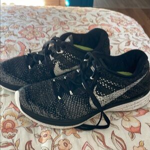 Nike Black and White Knit Sneakers